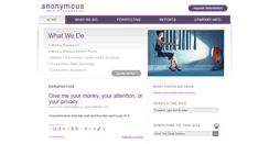 Desktop Screenshot of anonymousmediaresearch.com